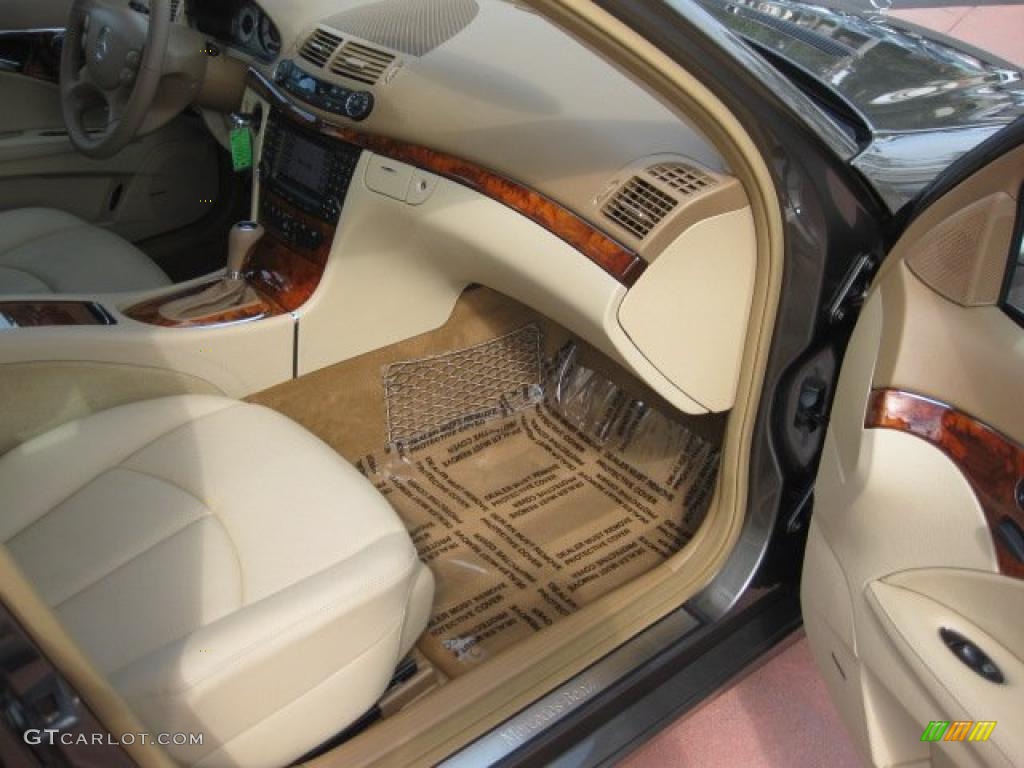 2008 E 350 Sedan - Indium Grey Metallic / Cashmere photo #8