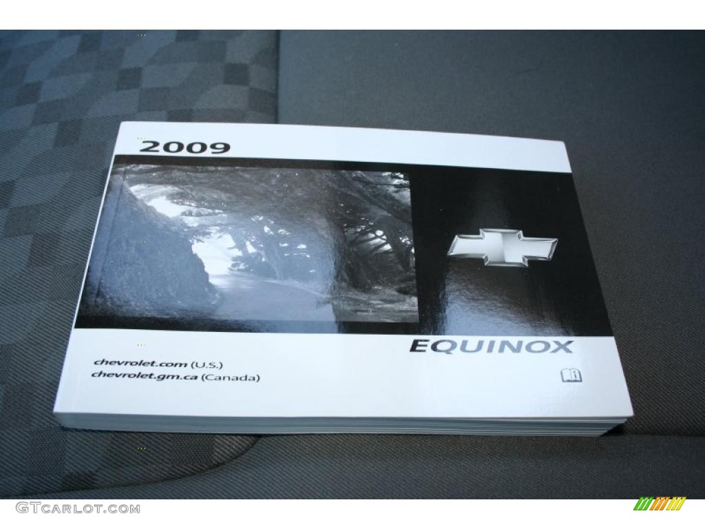 2009 Equinox LS - Navy Blue Metallic / Light Gray photo #4