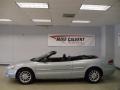 2002 Sterling Blue Satin Glow Chrysler Sebring Limited Convertible  photo #3