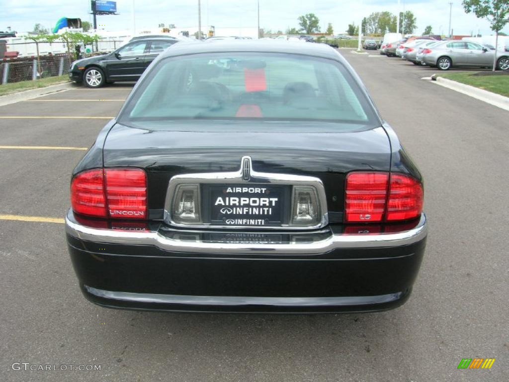 2002 LS V6 - Black / Deep Charcoal photo #6