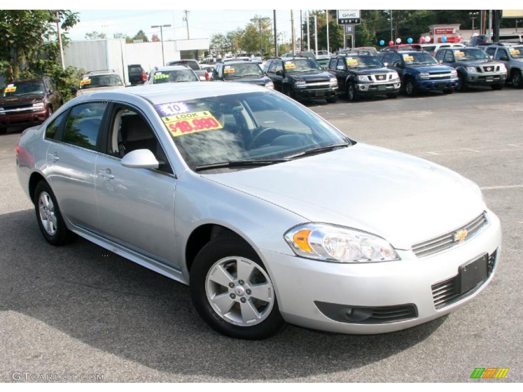 2010 Impala LT - Silver Ice Metallic / Gray photo #3