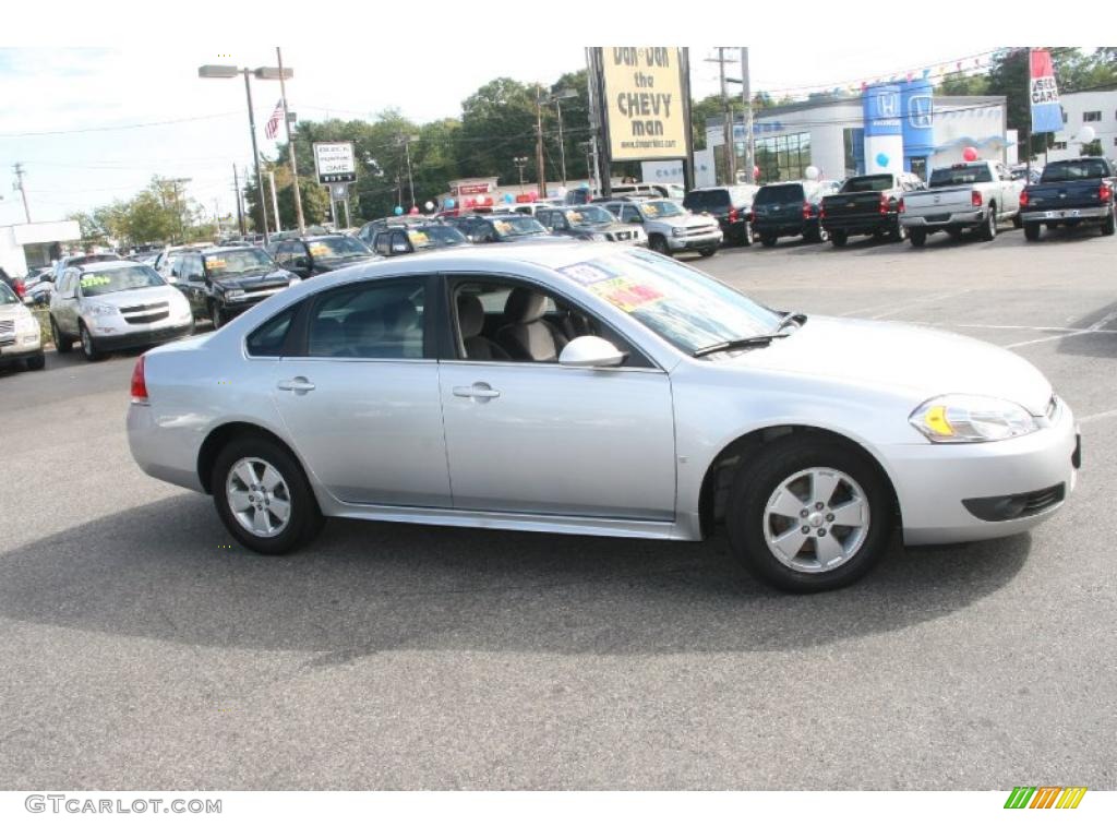 2010 Impala LT - Silver Ice Metallic / Gray photo #4