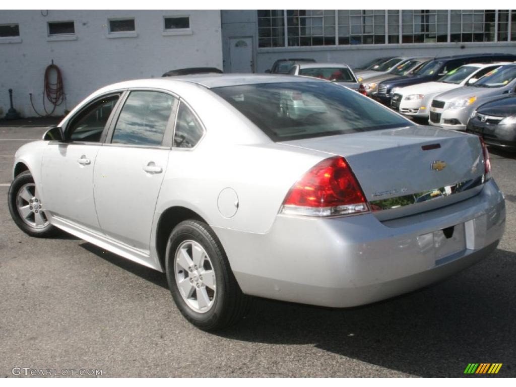 2010 Impala LT - Silver Ice Metallic / Gray photo #8