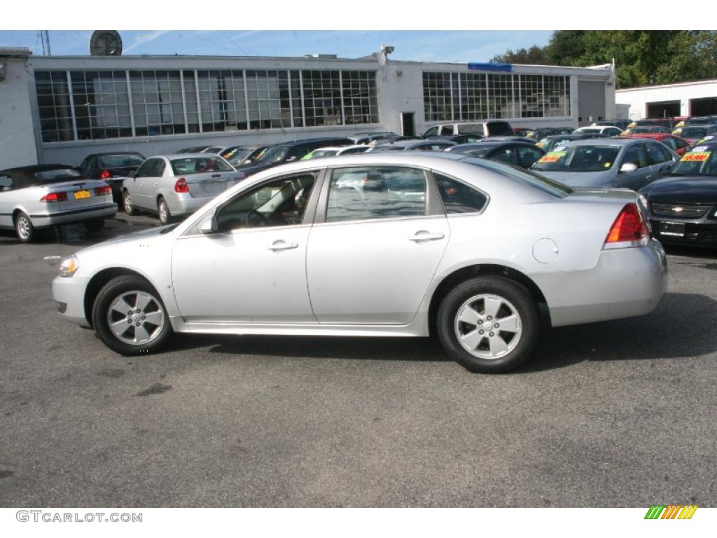 2010 Impala LT - Silver Ice Metallic / Gray photo #9
