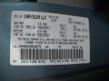 PBG: Clearwater Blue Pearlcoat 2008 Chrysler Town & Country Limited Color Code