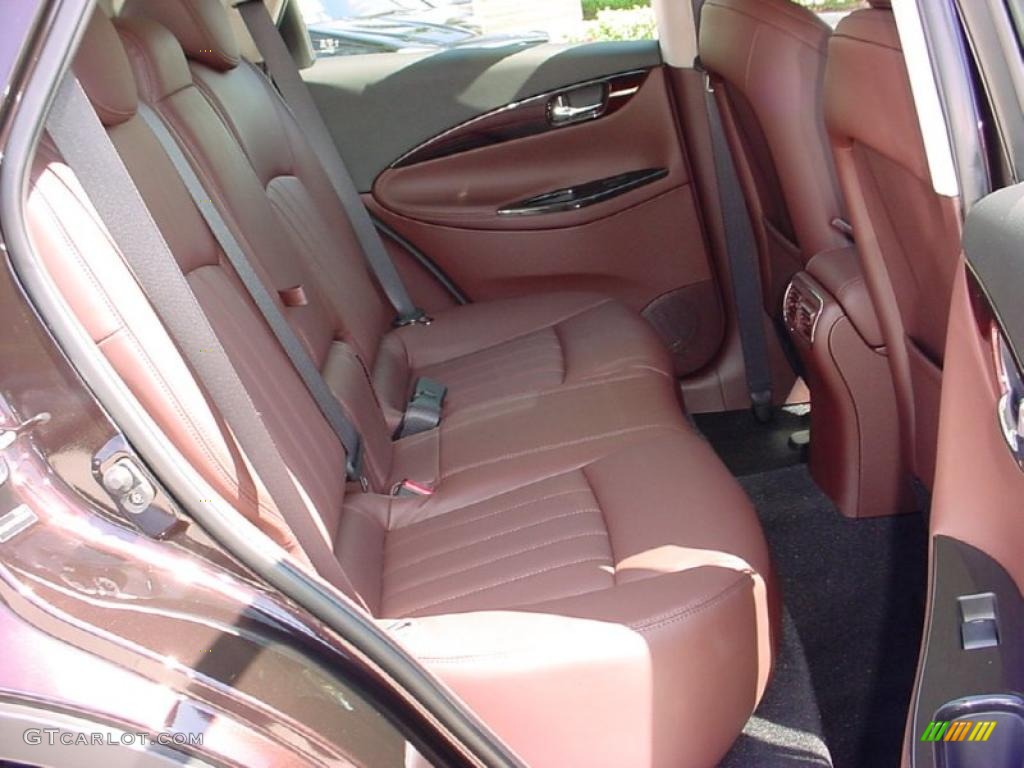 Chestnut Interior 2010 Infiniti EX 35 Photo #37495156