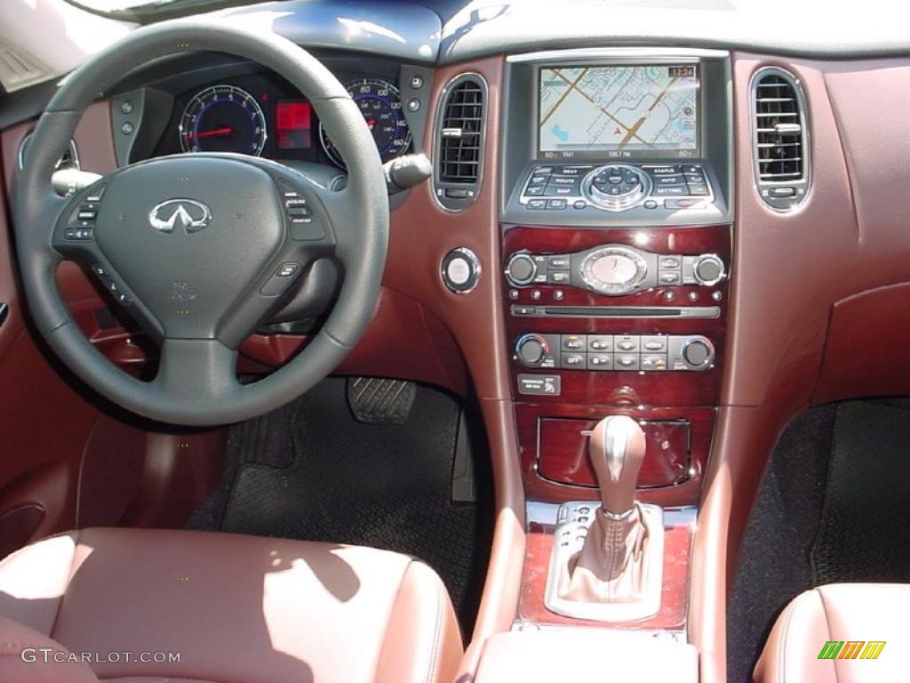Chestnut Interior 2010 Infiniti EX 35 Photo #37495236