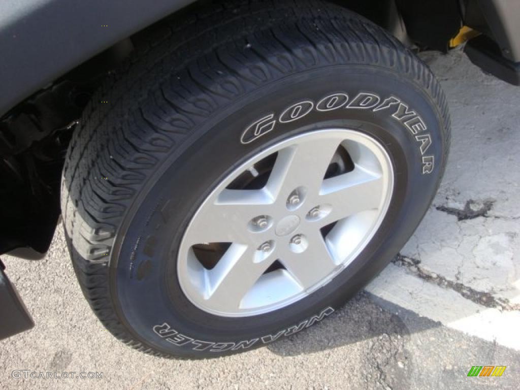 2008 Wrangler X 4x4 - Detonator Yellow / Dark Slate Gray/Medium Slate Gray photo #9