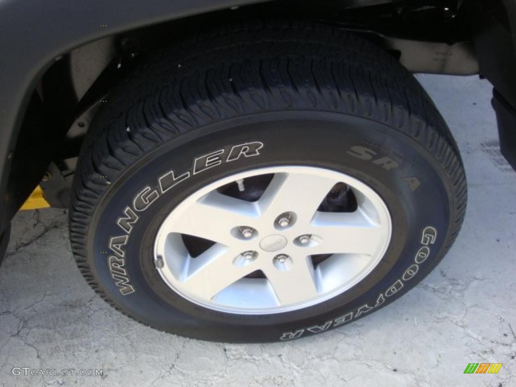 2008 Wrangler X 4x4 - Detonator Yellow / Dark Slate Gray/Medium Slate Gray photo #10