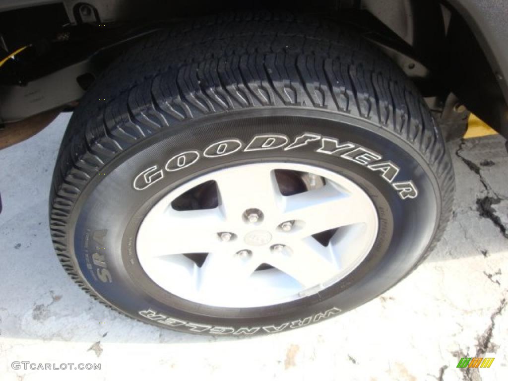 2008 Wrangler X 4x4 - Detonator Yellow / Dark Slate Gray/Medium Slate Gray photo #12