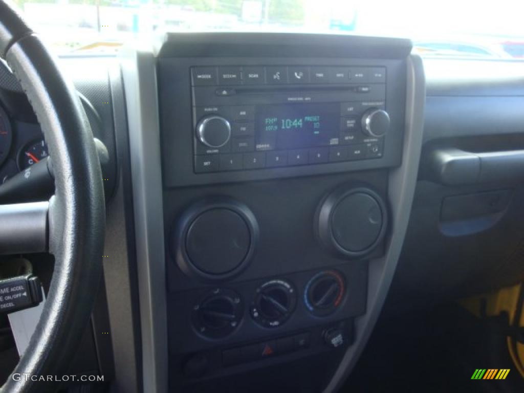 2008 Wrangler X 4x4 - Detonator Yellow / Dark Slate Gray/Medium Slate Gray photo #23