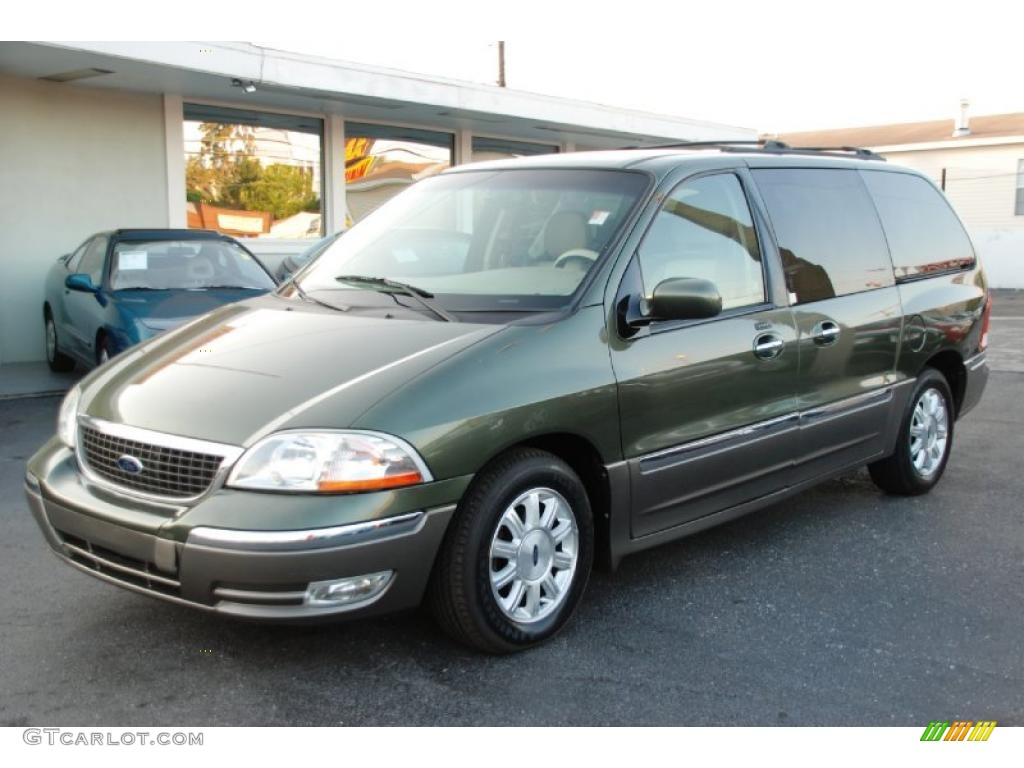 2002 Windstar Limited - Estate Green Metallic / Medium Parchment Beige photo #1
