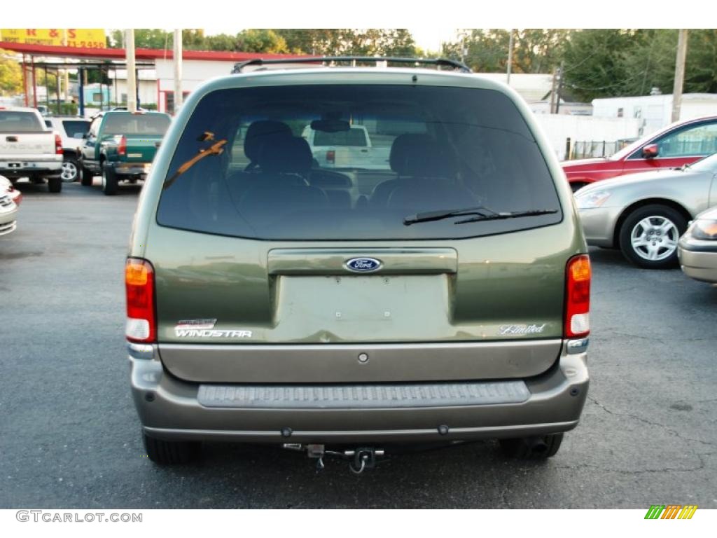 2002 Windstar Limited - Estate Green Metallic / Medium Parchment Beige photo #9