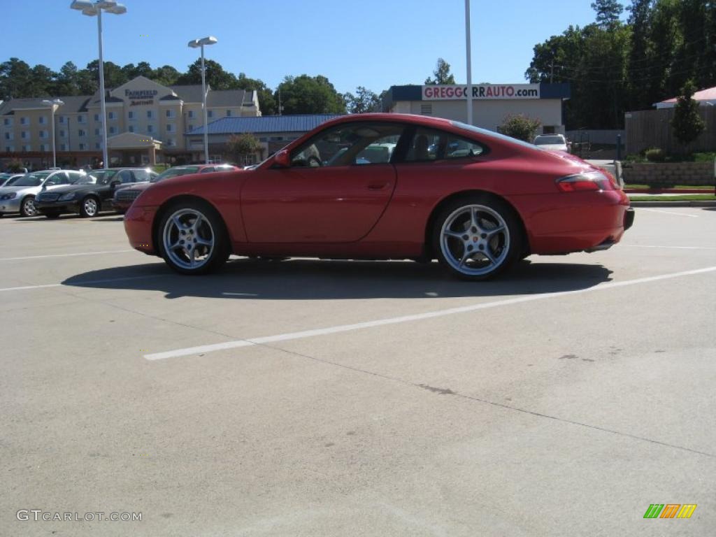 2000 911 Carrera Coupe - Guards Red / Savanna Beige photo #4