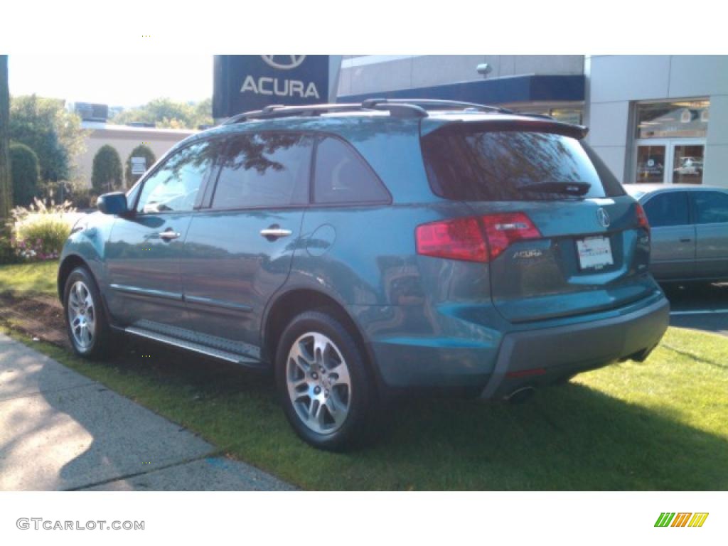 2007 MDX  - Steel Blue Metallic / Ebony photo #7