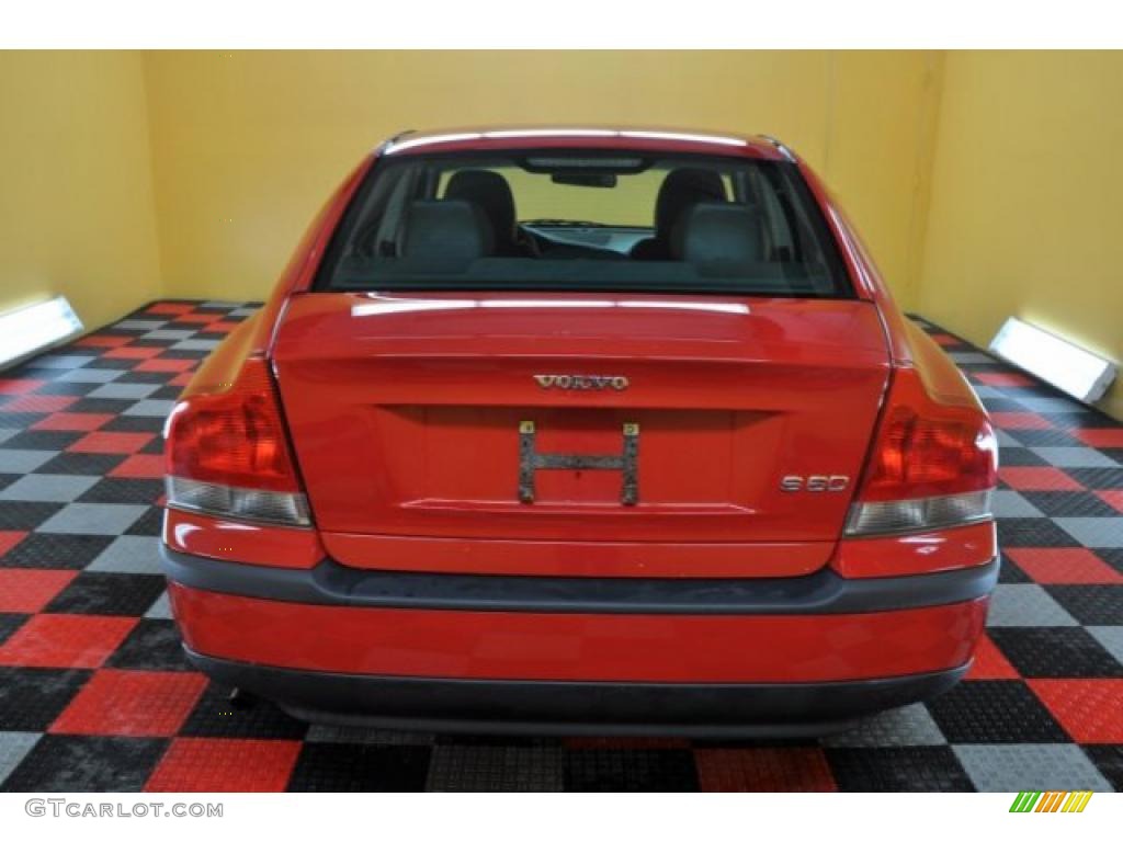 2002 S60 2.4 - Red / Graphite photo #5