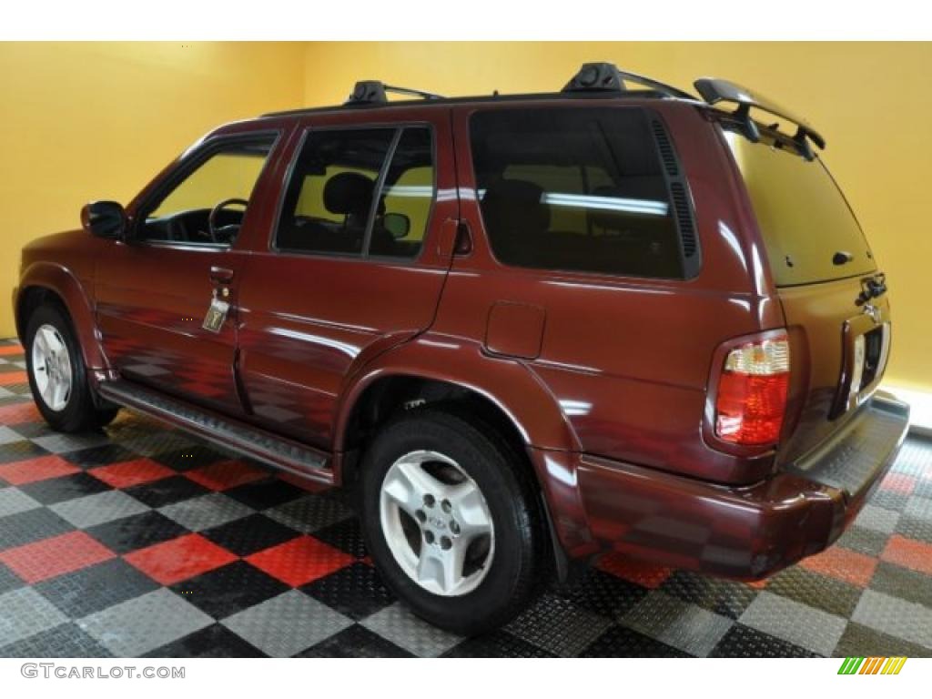 2001 QX4 4x4 - Burgundy Metallic / Graphite photo #4