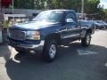 Indigo Blue Metallic 2002 GMC Sierra 1500 SLT Regular Cab 4x4