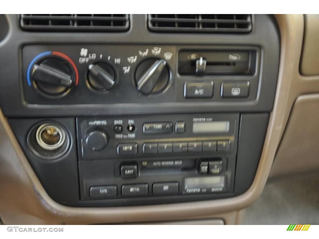 1995 Camry DX Sedan - Sunfire Red Metallic / Beige photo #8