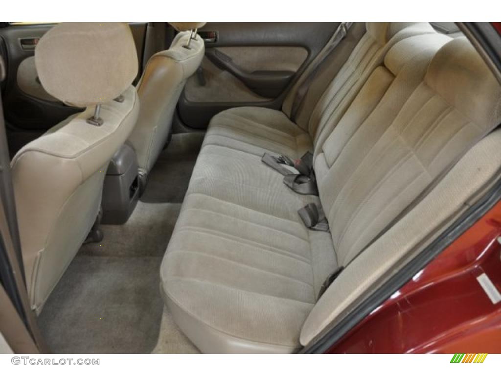 1995 Camry DX Sedan - Sunfire Red Metallic / Beige photo #12