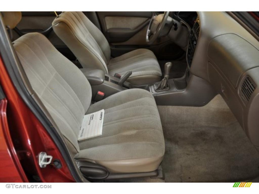 1995 Camry DX Sedan - Sunfire Red Metallic / Beige photo #15