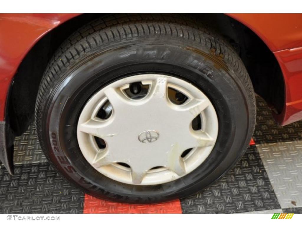 1995 Camry DX Sedan - Sunfire Red Metallic / Beige photo #16
