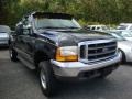 2000 Black Ford F250 Super Duty XLT Extended Cab 4x4  photo #1