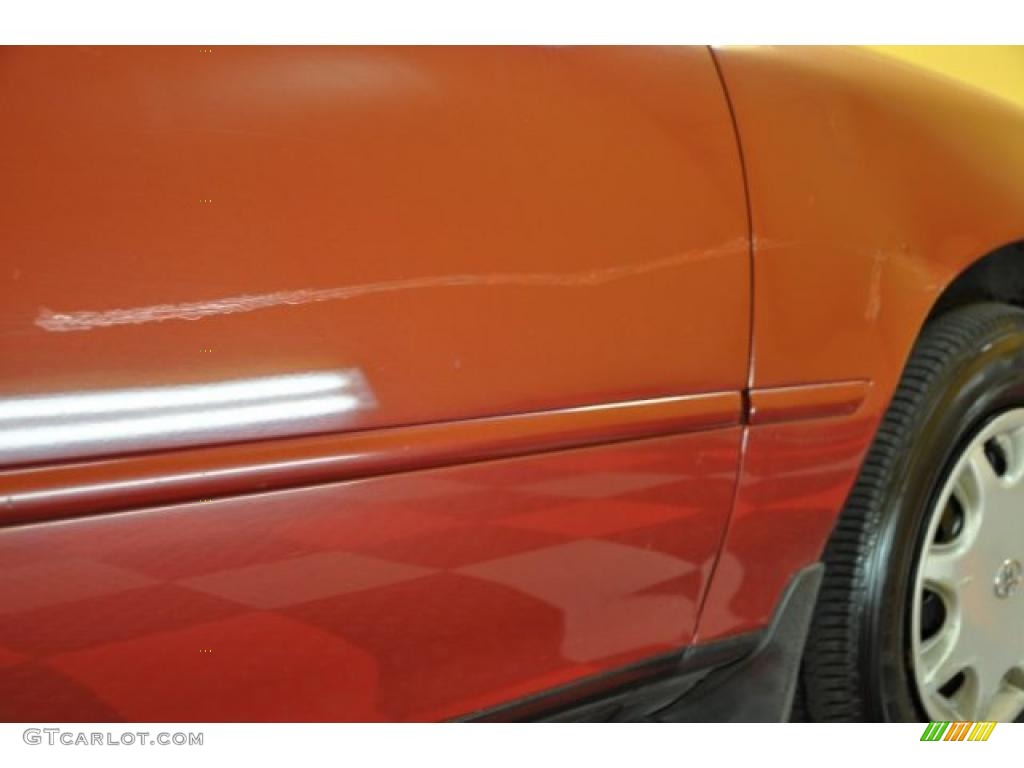 1995 Camry DX Sedan - Sunfire Red Metallic / Beige photo #25