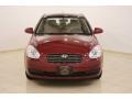 2009 Wine Red Hyundai Accent GLS 4 Door  photo #2