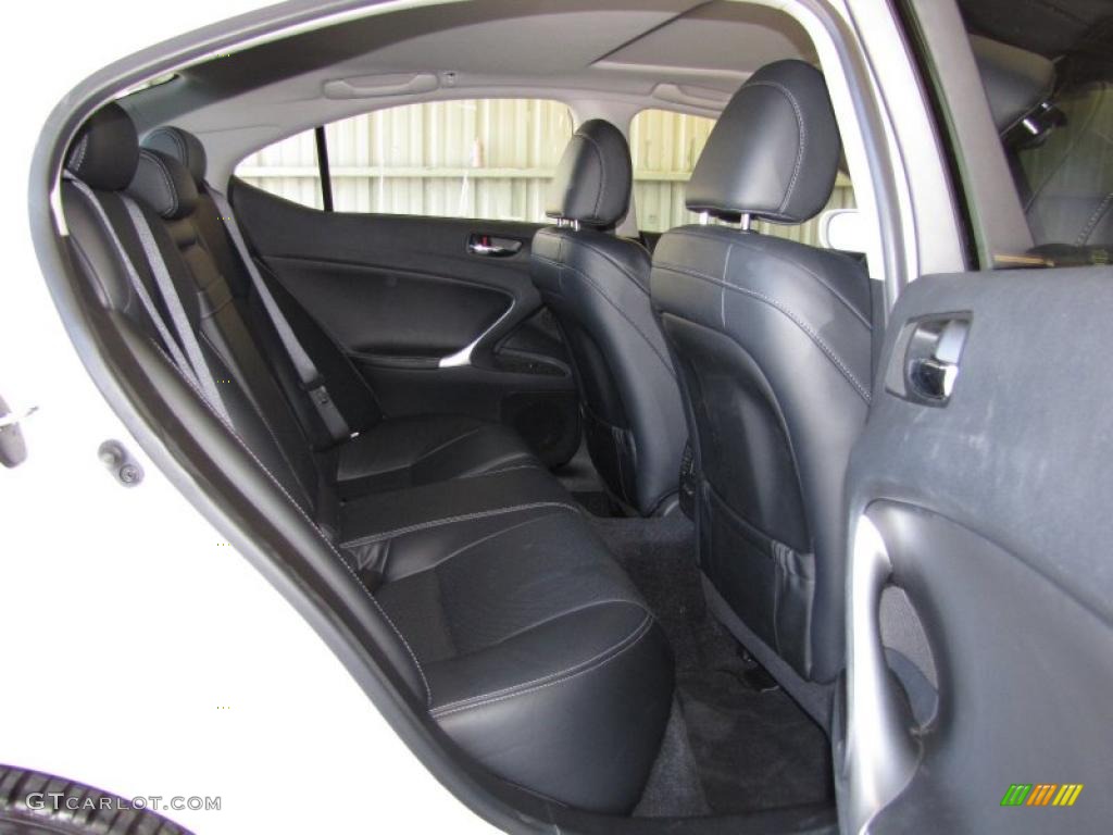 2009 IS 250 - Starfire White Pearl / Black photo #10