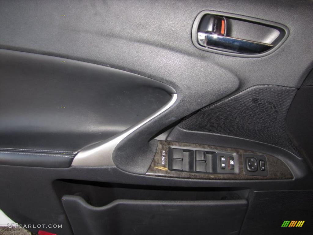 2009 IS 250 - Starfire White Pearl / Black photo #12