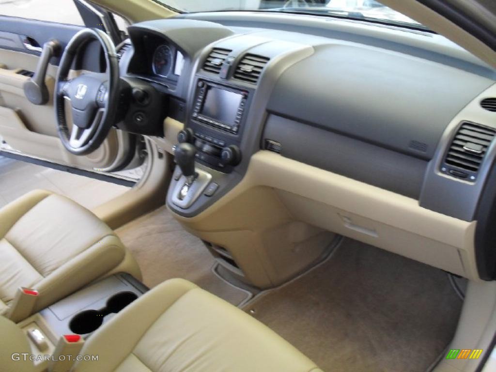 2009 CR-V EX-L 4WD - Borrego Beige Metallic / Ivory photo #27