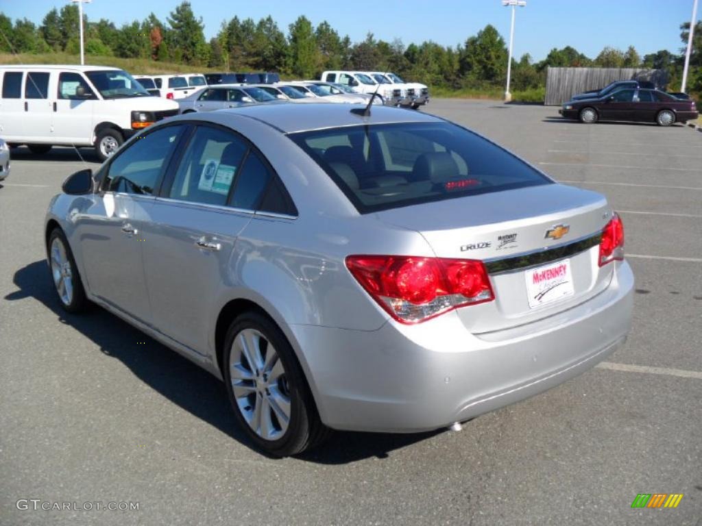 2011 Cruze LTZ - Silver Ice Metallic / Jet Black Leather photo #2