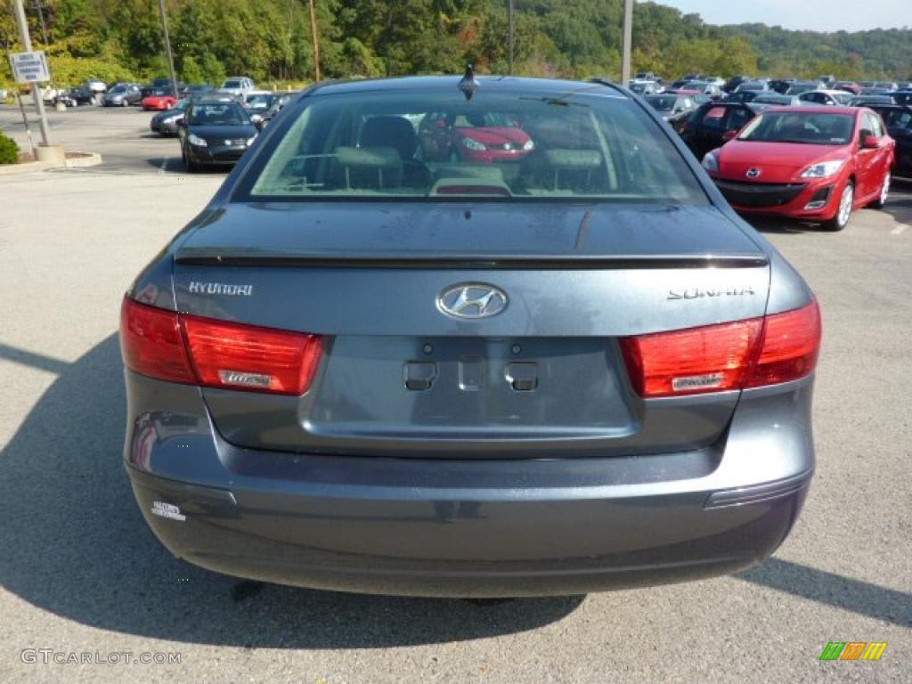 2009 Sonata SE - Slate Blue / Gray photo #3