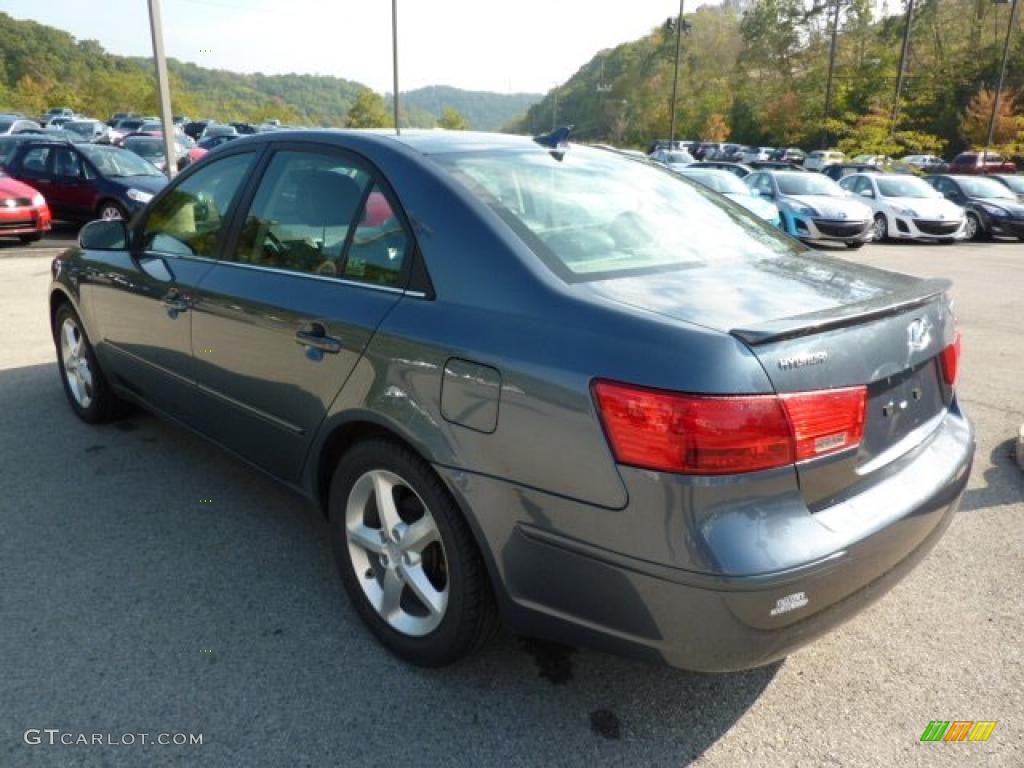 2009 Sonata SE - Slate Blue / Gray photo #4