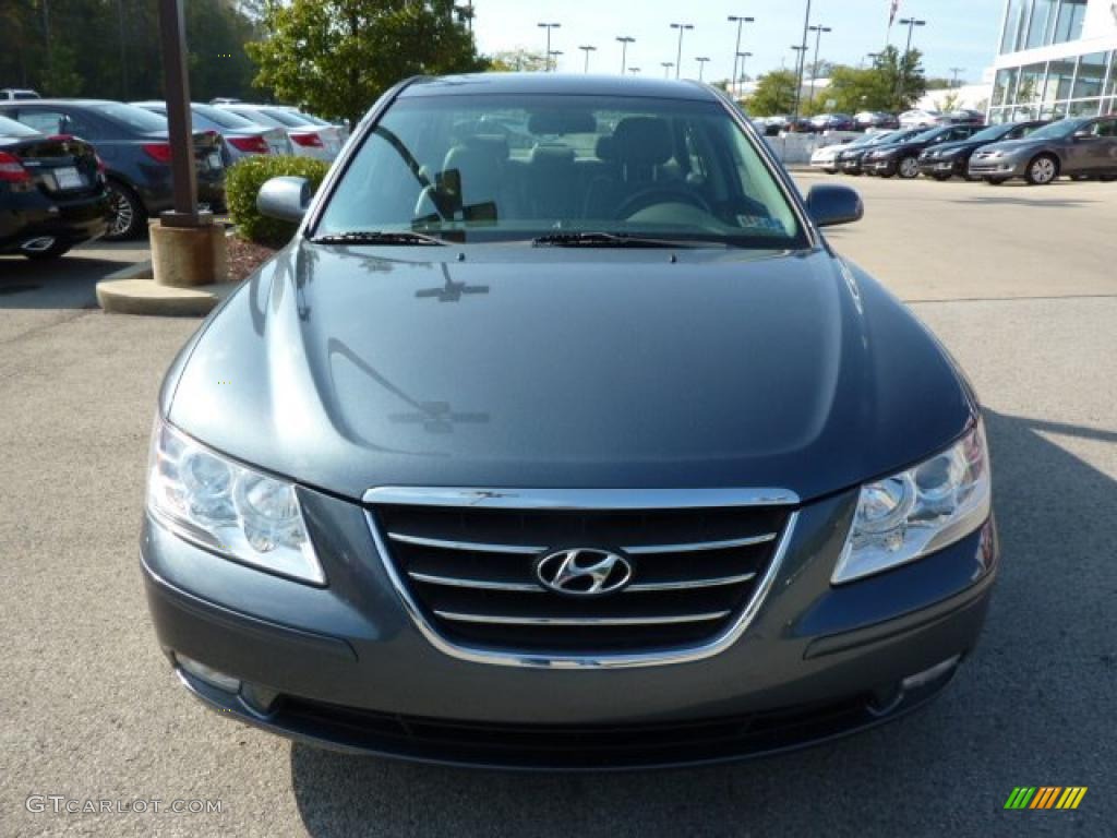 2009 Sonata SE - Slate Blue / Gray photo #7