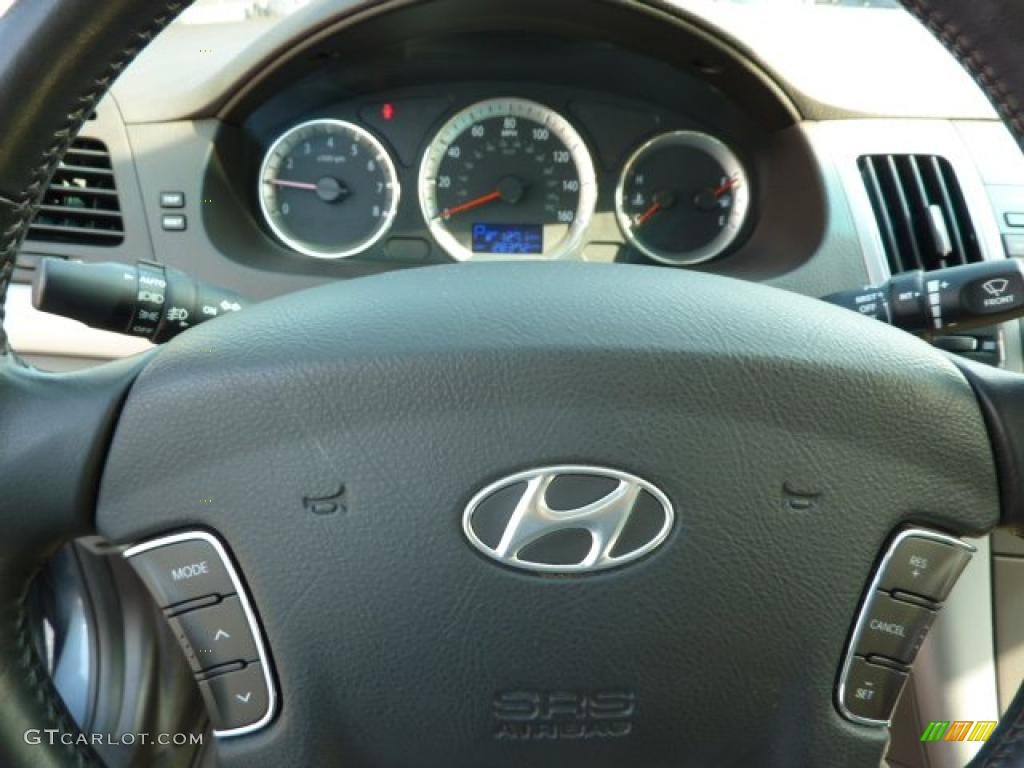 2009 Sonata SE - Slate Blue / Gray photo #14