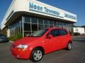 Victory Red - Aveo LS Hatchback Photo No. 1