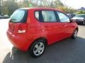 Victory Red - Aveo LS Hatchback Photo No. 4