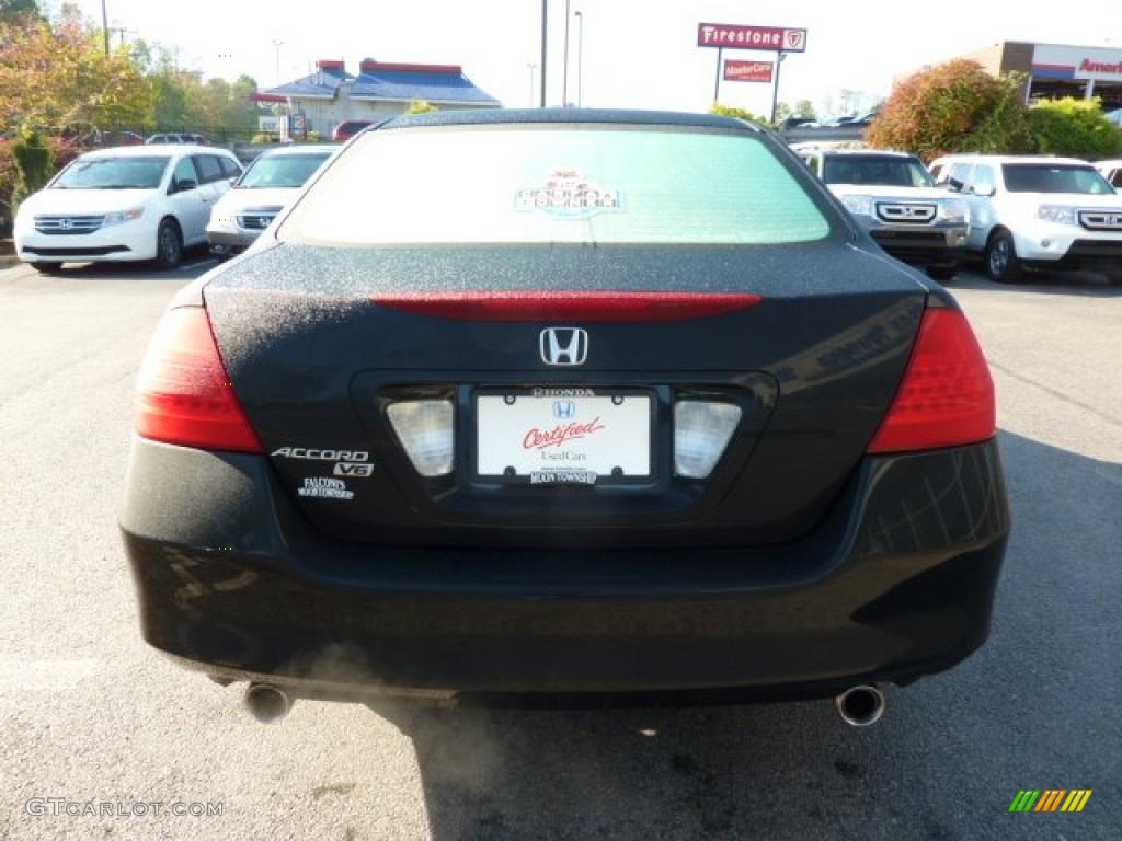 2007 Accord SE V6 Sedan - Nighthawk Black Pearl / Ivory photo #3
