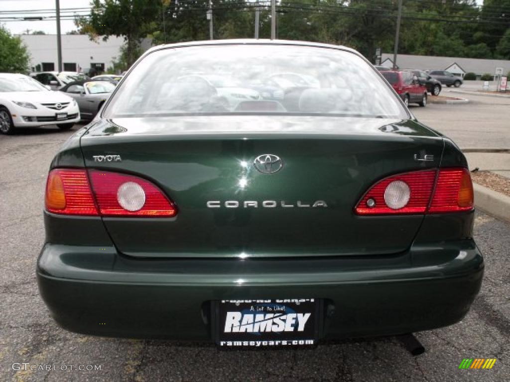 2001 Corolla LE - Woodland Green Pearl / Light Charcoal photo #6