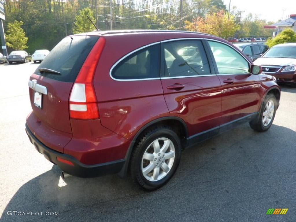 2008 CR-V EX-L 4WD - Tango Red Pearl / Gray photo #4