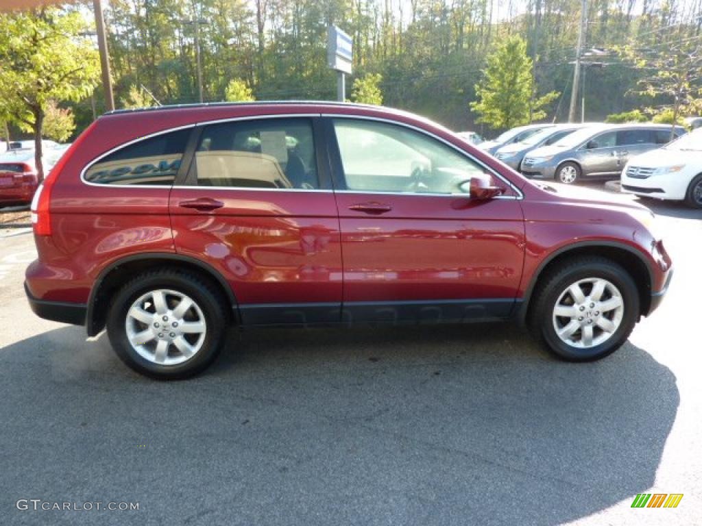 2008 CR-V EX-L 4WD - Tango Red Pearl / Gray photo #5