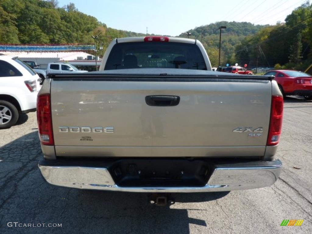 2003 Ram 1500 SLT Quad Cab 4x4 - Light Almond Pearl / Taupe photo #3