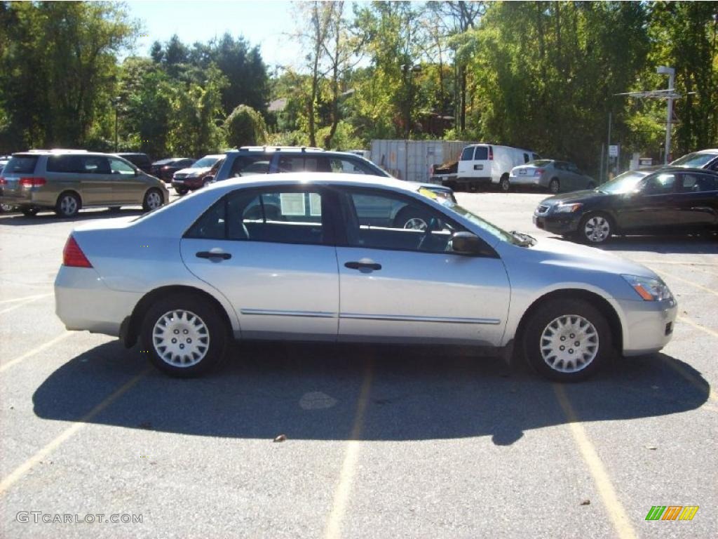 2006 Accord Value Package Sedan - Alabaster Silver Metallic / Gray photo #20