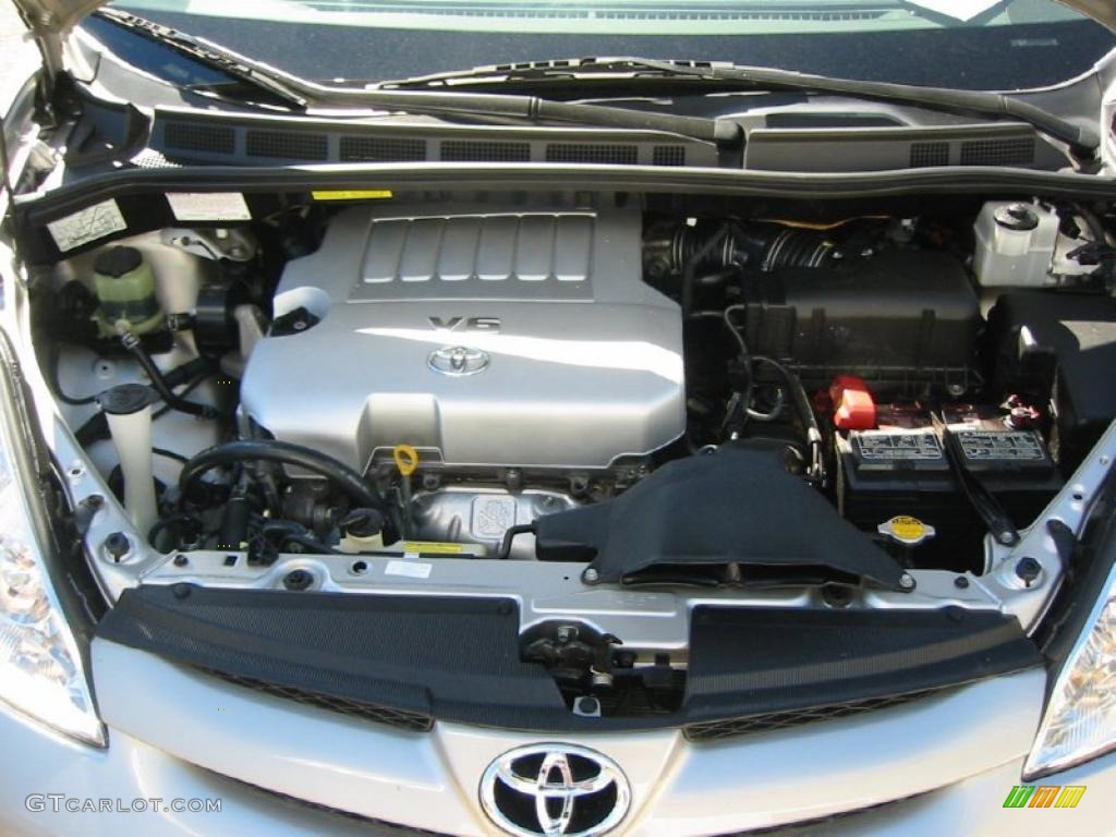 2007 Toyota Sienna XLE 3.5 Liter DOHC 24-Valve VVT V6 Engine Photo #37511646