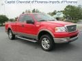 2005 Bright Red Ford F150 XLT SuperCab  photo #1