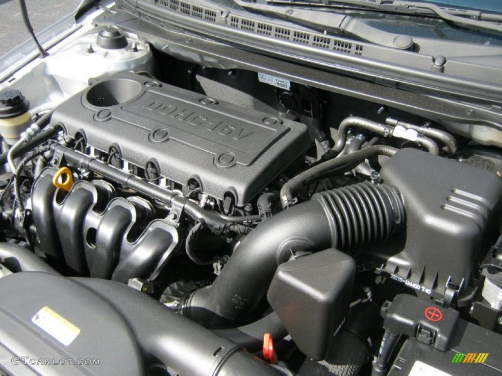 2010 Kia Forte EX 2.0 Liter DOHC 16-Valve CVVT 4 Cylinder Engine Photo #37516002