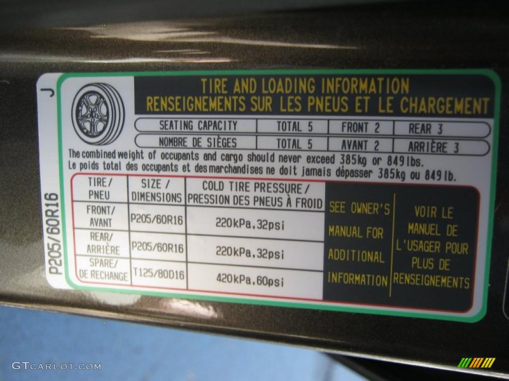 2010 Kia Optima LX Info Tag Photo #37516390