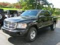 2008 Brilliant Black Dodge Dakota Laramie Crew Cab 4x4  photo #1